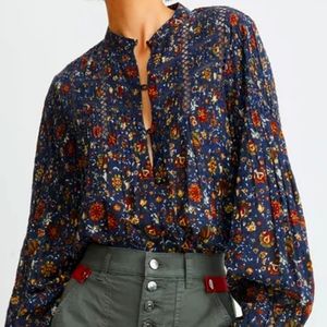 Max Studio floral boho tunic top